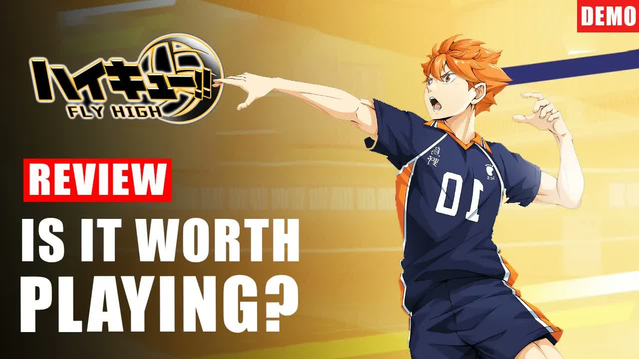 Haikyuu Fly High volleyball court hero image